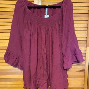 NY Collection peasant top, NWT, Size 3X